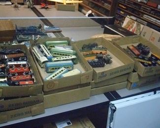 MORE TRAINS, SOME EARLY TIN LITHO