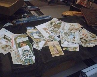 many trade cards