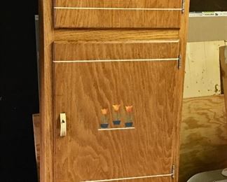 Beautiful original finish Sellers add on side / jelly pantry cupboard 