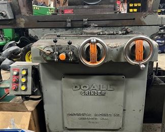 Do All surface grinder with magnetic Chuck plate.