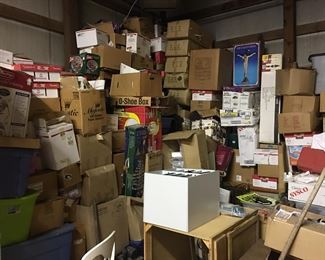 One corner of a 20’ x60’ storage unit that was packed full ,,,, 8 huge storage units total!