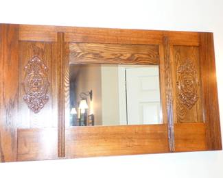 CARVED WALL MIRROR