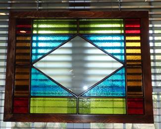 STAINED GLASS HANGING