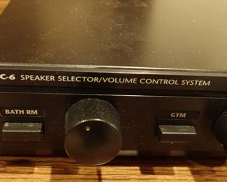 SSVC-6 SPEAKER SELECTOR 