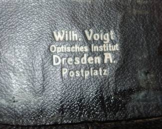 WILH. VOIGT OPTISCHES INSTITUT DRESDEN A POSTPLATZ