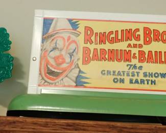 RINGLING BROS & BARNUM BAILEY TRAIN SIGN