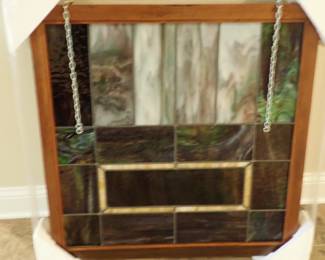 STAINED GLASS WALL HANGING