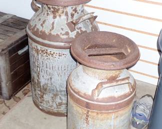 VINTAGE MILK CANS