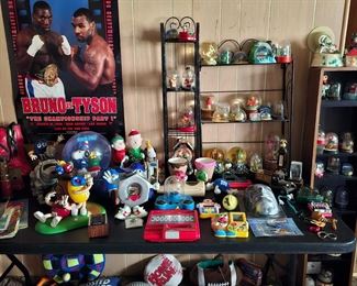 MANY SNOW GLOBESBOXING POSTER BRUNO- TISON MISC. VINTAGE GAMES AND TOYS
