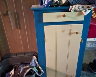 SMALL PAINTED CABINET