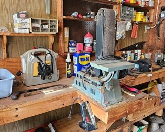 SANDER AND MANY POWER TOOLS
