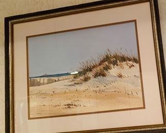 Original painting of the "Outer Banks" by noted North Carolinian artist Steve Andrus