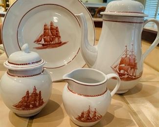 large collection of Wedgewood china  "Flying Cloud"