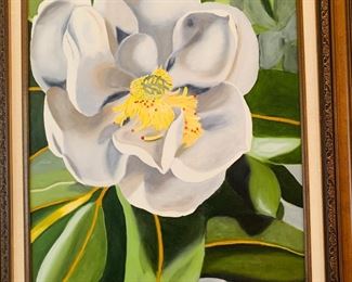 Original painting by Jim Layne  "Magnolia"