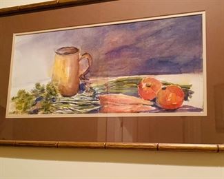 Original still life by local artist Louise Guidry 