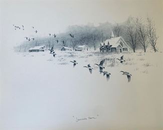 Signed and framed print by Herb Jones “January 20th”