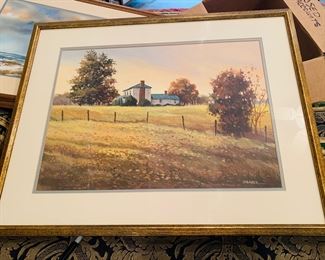 Janice Snearing original watercolor. “Coming  Home”