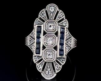 Antique Jewelry Styled Horn Ring