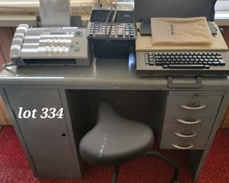 Metal desk