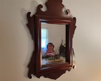 Mahogany mirror 