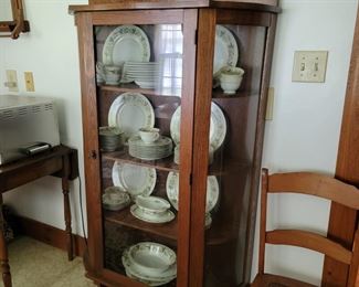 Bowfront china cabinet 