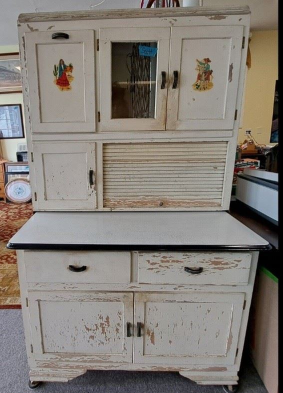 Vintage hoosier cabinet 