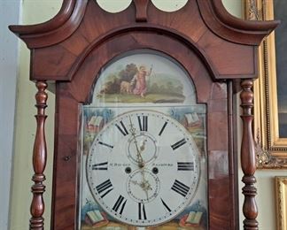 English antique clock 