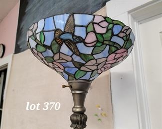Stained glass floor lamp