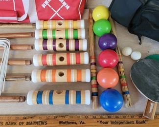 Croquet set