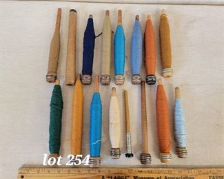 Antique spools 