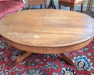 Oak coffee table