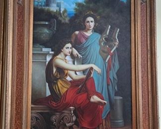 "Art and Literature" canvas reproduction