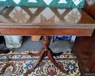 Antique game table