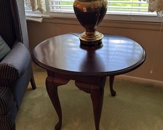 #6 Cherry drop side table 17-31x26x24 $25.00