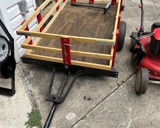 #40 Utility pull behind cart 29x50 $50.00