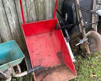 #43 Red garden cart $30.00