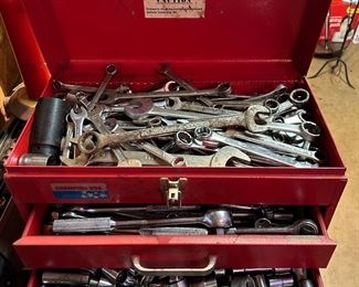 #57 Champion tool chest with tools $150.00