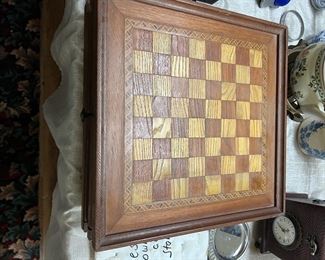 One of many chess boards