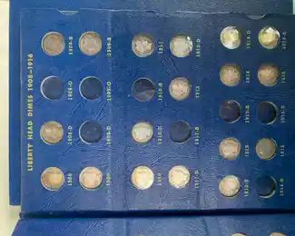 Liberty head dimes 1908-1916