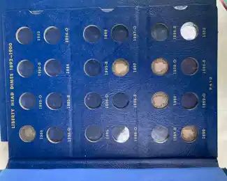 Liberty head dimes 1892-1900