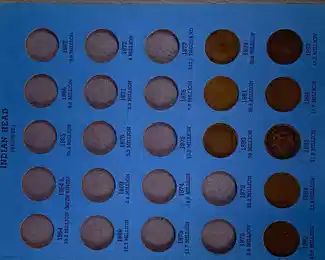 Bronze Indian head cents1880-1887