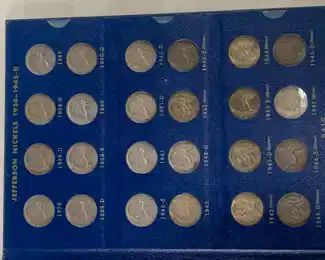 Jefferson Nickels 1938-45(D)