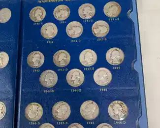 Washington quarters 1940(S)-1947(D)