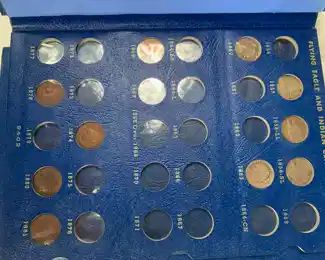 Flying eagle and Indian head cents