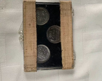 1943 Uncirculated steel pennies