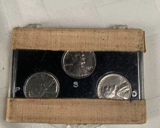 1943 Uncirculated steel pennies