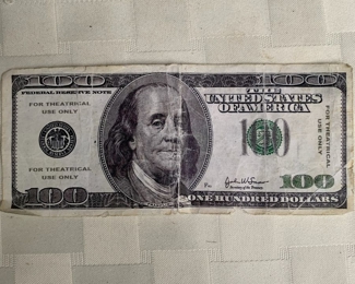 Theatrical $100 bill