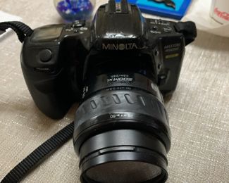 Vintage Minolta film camera