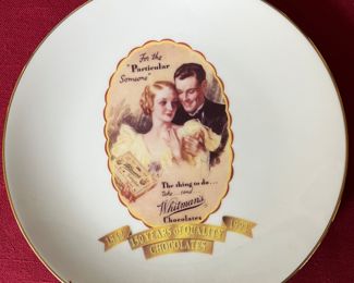 Whitman's 150th anniversary plate