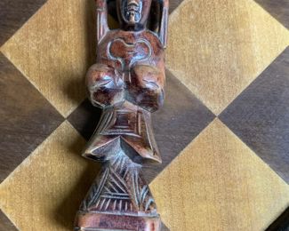 A piece from the Pacific Island chess set